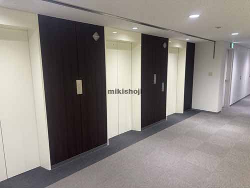 一番町の朝日生命仙台一番町ビル エレベーターホール6