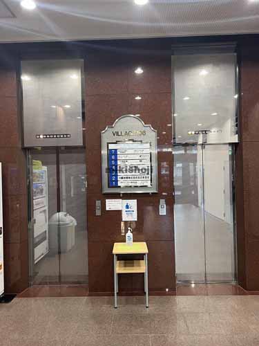 榴岡のヴィレッジ１０６ エレベーターホール1