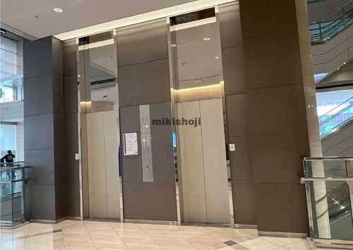 NHK名古屋放送センタービル エレベーターホール1
