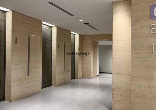 NHK名古屋放送センタービル エレベーターホール3