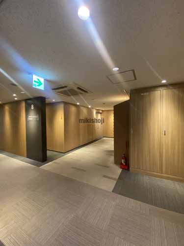 北浜～淡路町の京阪淀屋橋ビル エレベーターホール1