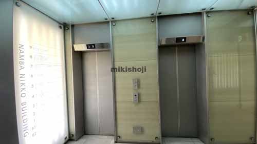 難波日興ビル エレベーターホール2