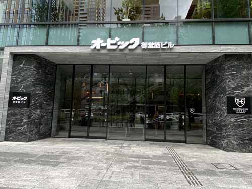 北浜～淡路町のオービック御堂筋ビル エントランス2