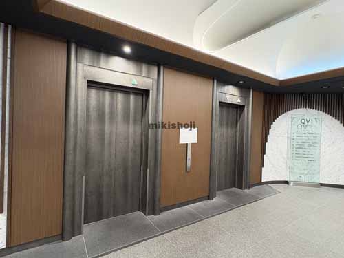 麹町のキューブワン麹町 エレベーターホール2