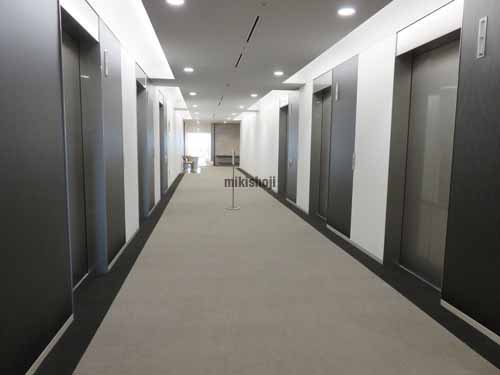 台場の台場フロンティアビル エレベーターホール4