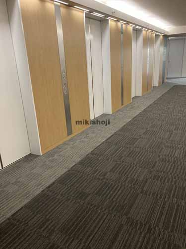 本駒込の文京グリーンコートセンターオフィス エレベーターホール4