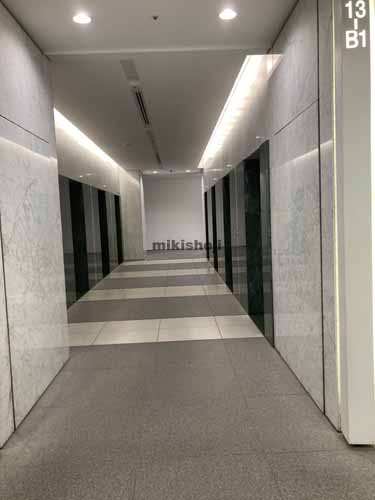 本駒込の文京グリーンコートセンターオフィス エレベーターホール7