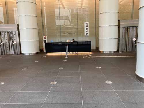 六本木のアークヒルズ仙石山森タワー エントランス1