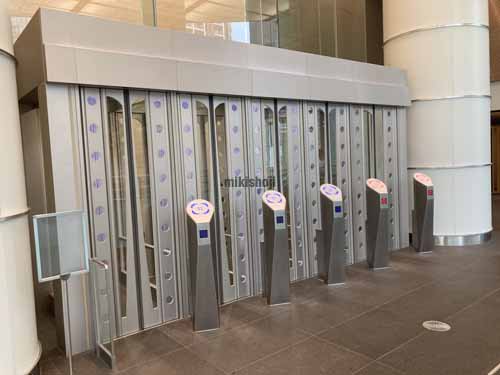 六本木のアークヒルズ仙石山森タワー エレベーターホール2