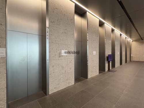 大崎の大崎ウィズタワー エレベーターホール1