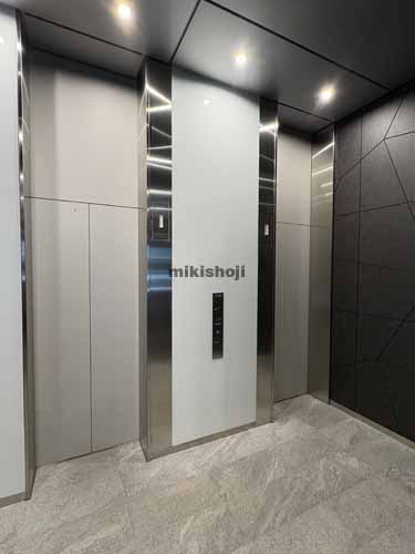 八丁堀のキューブワン八丁堀 エレベーターホール1