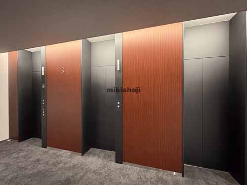 紀尾井町の明治薬科大学　剛堂会館 エレベーターホール1